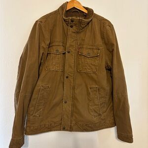 Levi's Men's L Brown Jacket Quilted Lining 54163